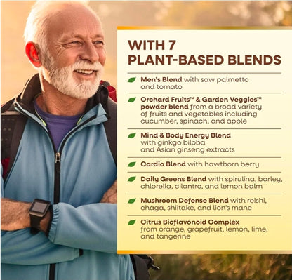 Nature's Way Alive! Men’s 50+ Daily Ultra Multivitamins, High Potency Formula, Supports Healthy Brain, Eyes & Heart*, with Methylated Vitamin B12, Gluten-Free, 150 Tablets