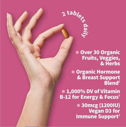 Garden of Life Women's Multi 40+ 60 Tablets