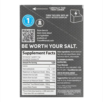 TM Sport, ZEROLyte, Electrolyte Drink Mix, Salty Watermelon, 30 Packets, 0.27 oz (7.3 g) Each