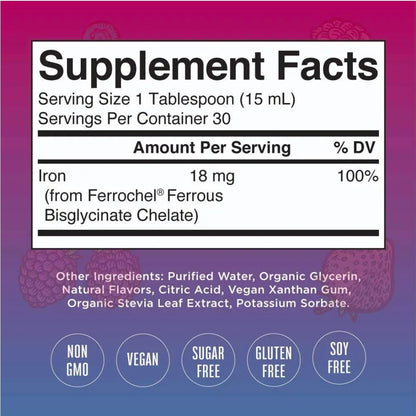 MaryRuth's Iron Supplement, Liquid Supplement for Women Men & Kids with Low Iron, 15.22 fl oz