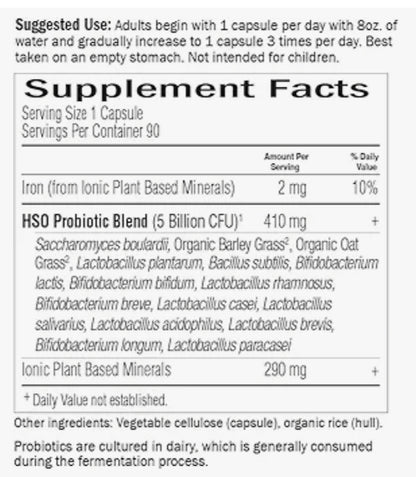 Garden of Life Probiotics for Digestive Health Balance, Primal Defense Ultra Ultimate Formula, 15 Billion CFU and 13 Strains Plus HSOs, Vegetarian and Gluten Free, 90 Capsules