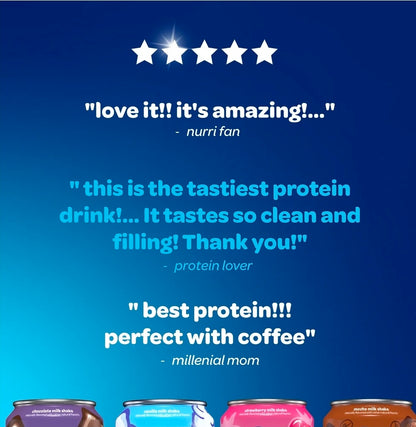 Nurri Ultra-Filtered Milkshake, 30g of Protein, Chocolate, 11 fl oz Can