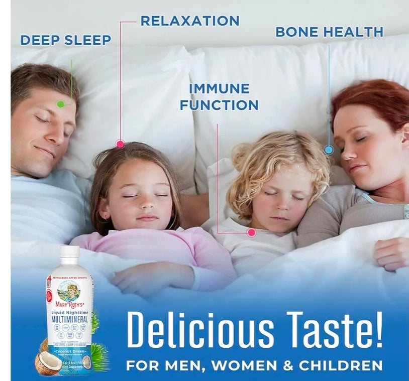 Mary Ruth's Liquid Nighttime Multimineral, 30 FZ