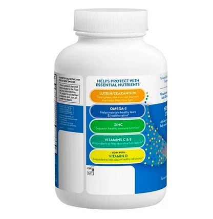 Bausch & Lomb Ocuvite Adult 50+ Eye Vitamin & Mineral Supplement , 150 Softgels Each
