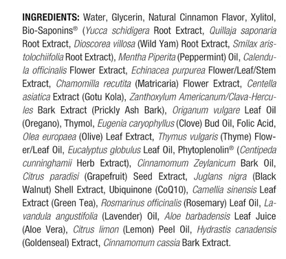 Nature's Answer PerioBrite Alcohol-Free Mouthwash, Cinnamon, 16-Fluid Ounce | Whitens Teeth | Freshens Breath | Removes Plaque | Minimizes Dry Mouth (Pack of 1)