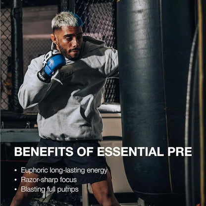 RAW Essential Pre-Workout Powder (Orange) - Chris Bumstead Sports Nutrition Supplement for Men & Women - Preworkout Energy Powder with Caffeine, L-Citrulline, L-Tyrosine, & Beta Alanine Blend20.99k