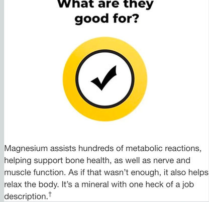 Extra Strength Magnesium 400mg | Bone, Nerve & Muscle Support | 180 Softgels – 6 Month Supply | Gluten Free | High Potency Relaxation & Wellness Supplement | Nature Inspired Formula