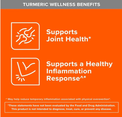 Qunol Turmeric Curcumin with Black Pepper, 2250mg Turmeric Extract with 95% Curcuminoids, Extra Strength Turmeric Supplement, Enhanced Absorption, Joint Support Supplement, 90 Vegetarian Capsules