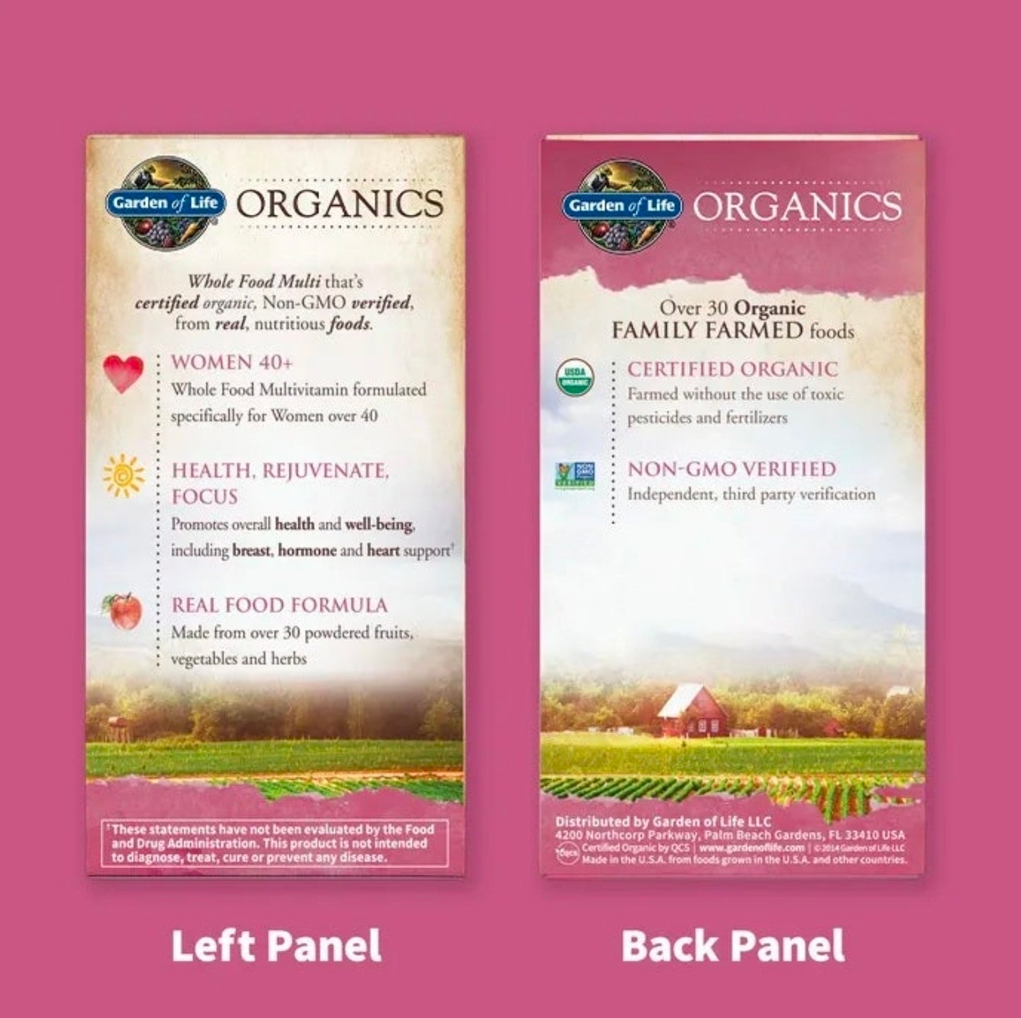 Garden of Life Women's Multi 40+ 60 Tablets