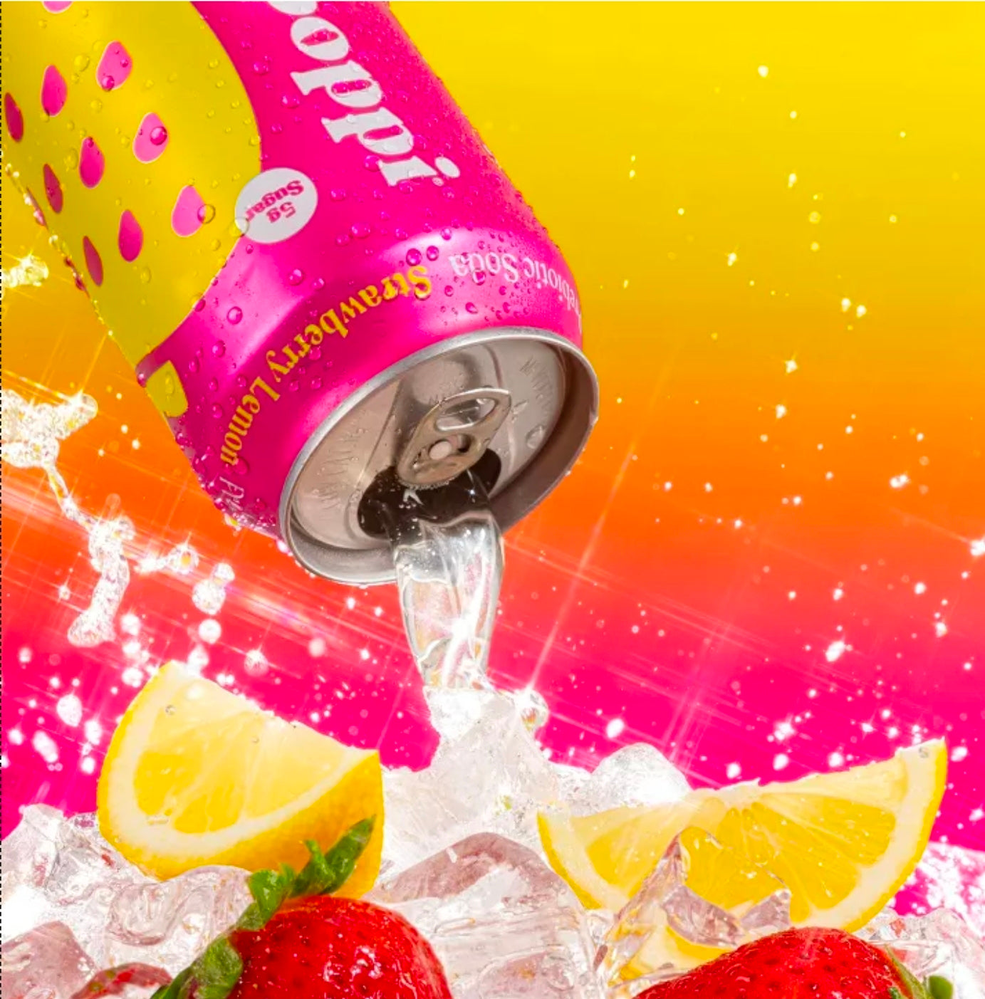 Poppi
Poppi Strawberry Lemon Prebiotic Beverage - 12 fl oz Can
