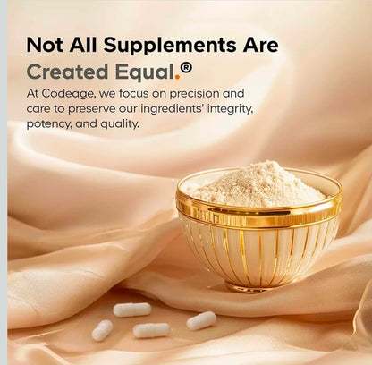 Codeage Multi Collagen Protein Powder Peptides, Hydrolyzed Collagen for Women & Men, Collagen Supplements, Grass Fed Bone Broth, 2-Month Supply, Unflavored, Type 1, 2, 3, 5 & 10, Non-GMO - 20 OZ