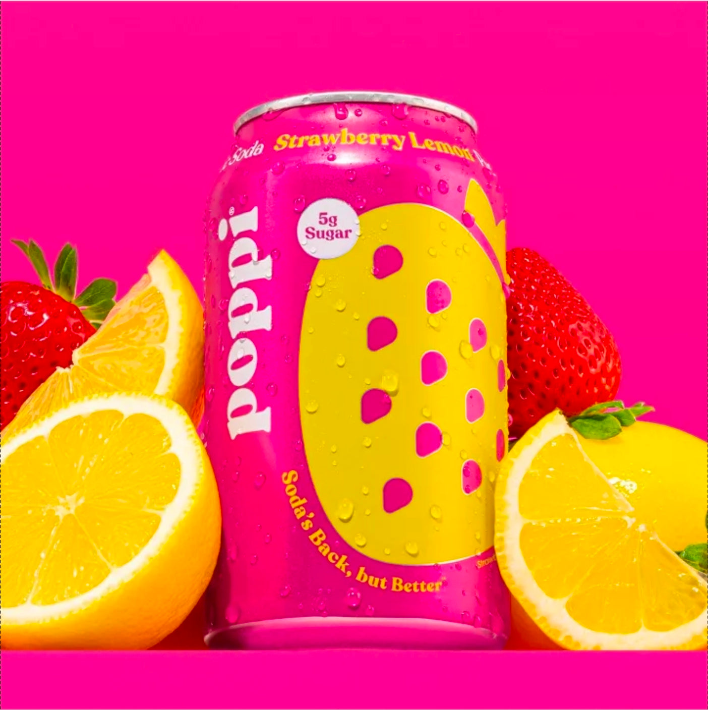 Poppi
Poppi Strawberry Lemon Prebiotic Beverage - 12 fl oz Can