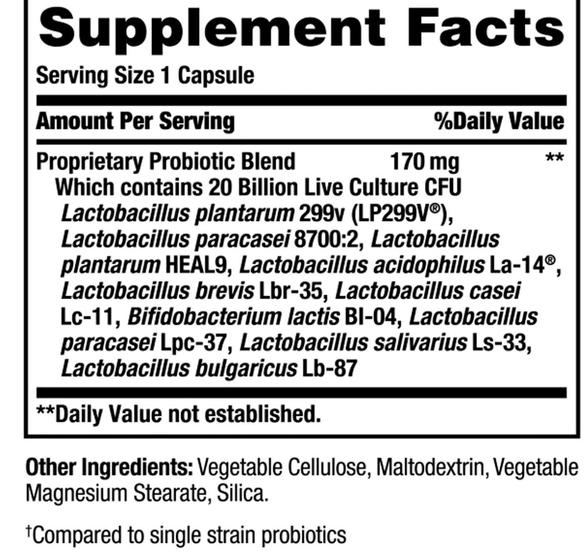 Nature s Bounty Ultra Strength Probiotic 10 70 ct