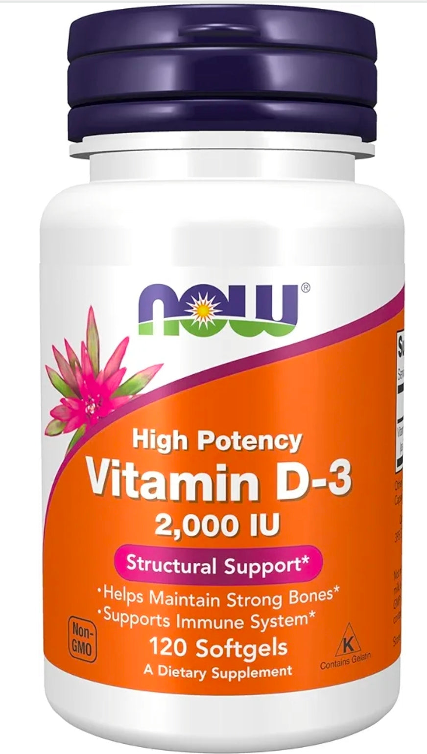 Now Foods, Vitamin D3 2000Iu (Softgels)