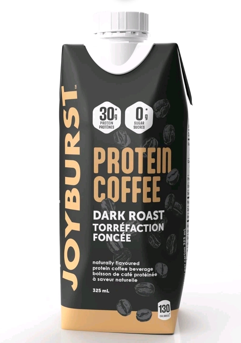 Joyburst Protein Coffee Beverage Dark Roast (1 Tetras) - 0 Sugar, 30g